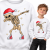 BLUZA ŚWIĄTECZNA SKULL DABBING CHRISTMAS